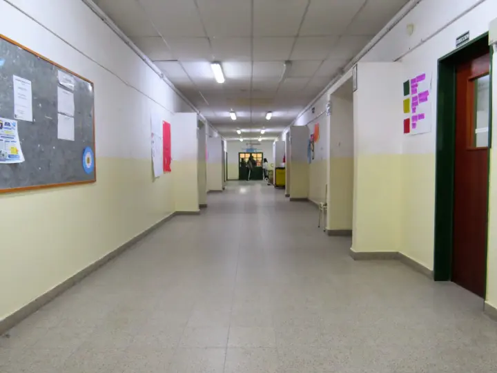 Pasillo de la escuela